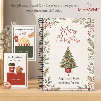 Christmas Gift Card Book