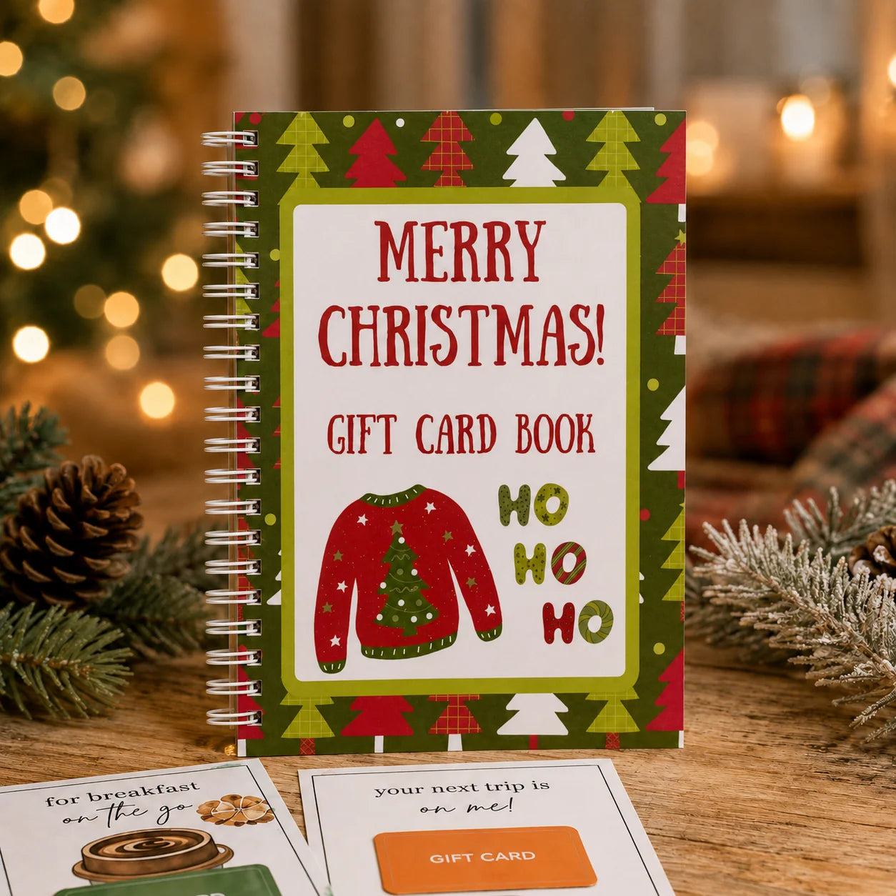 Christmas Gift Card Book