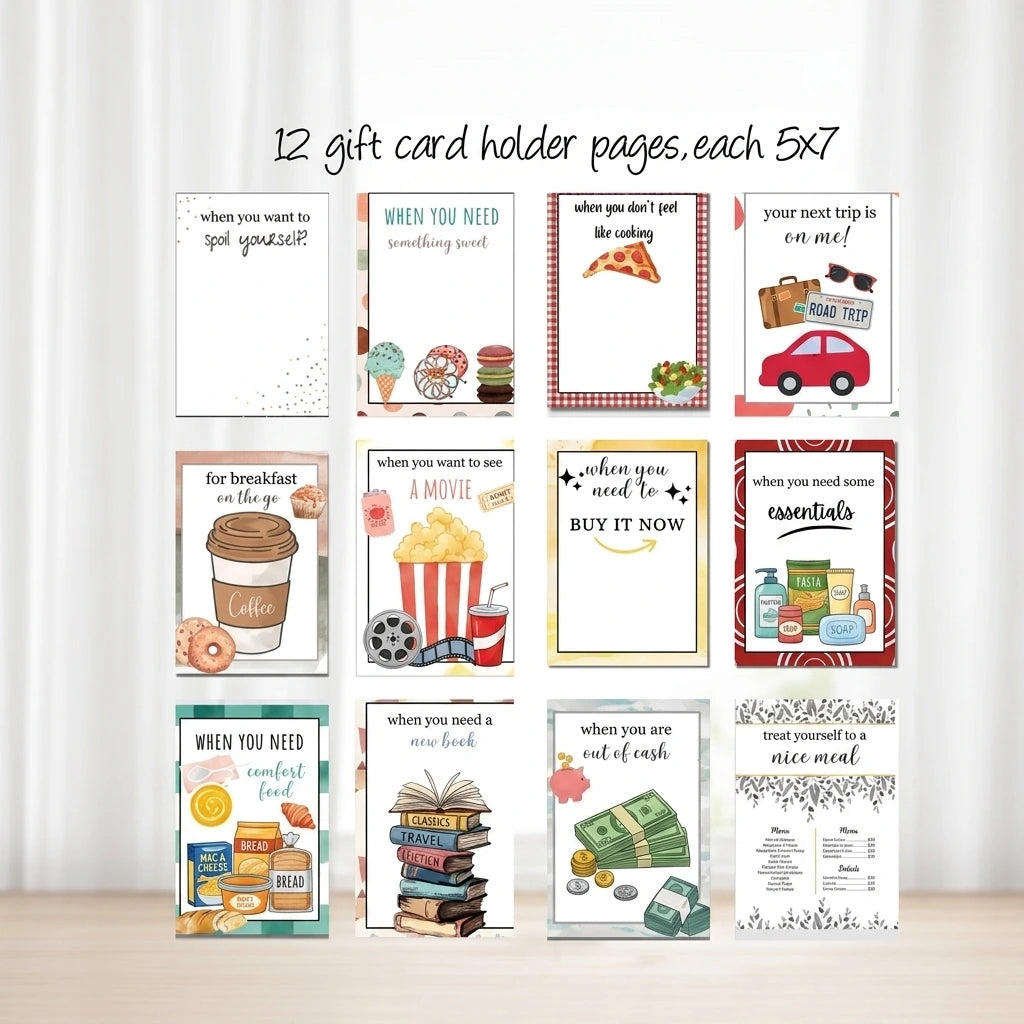 Christmas Gift Card Book